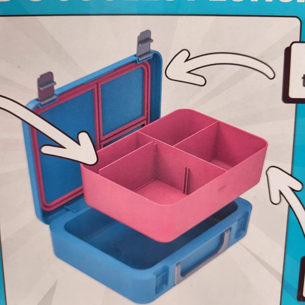 Mr. Beast Feastables World's Coolest Lunch Box Dishwasher/Microwave/Freezer Safe